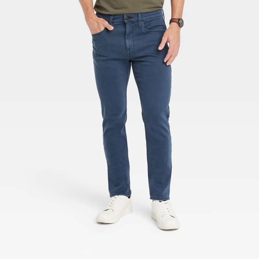 Men's Slim Fit Comfort Jeans - Goodfellow‎ & Co Medium Blue 32x34